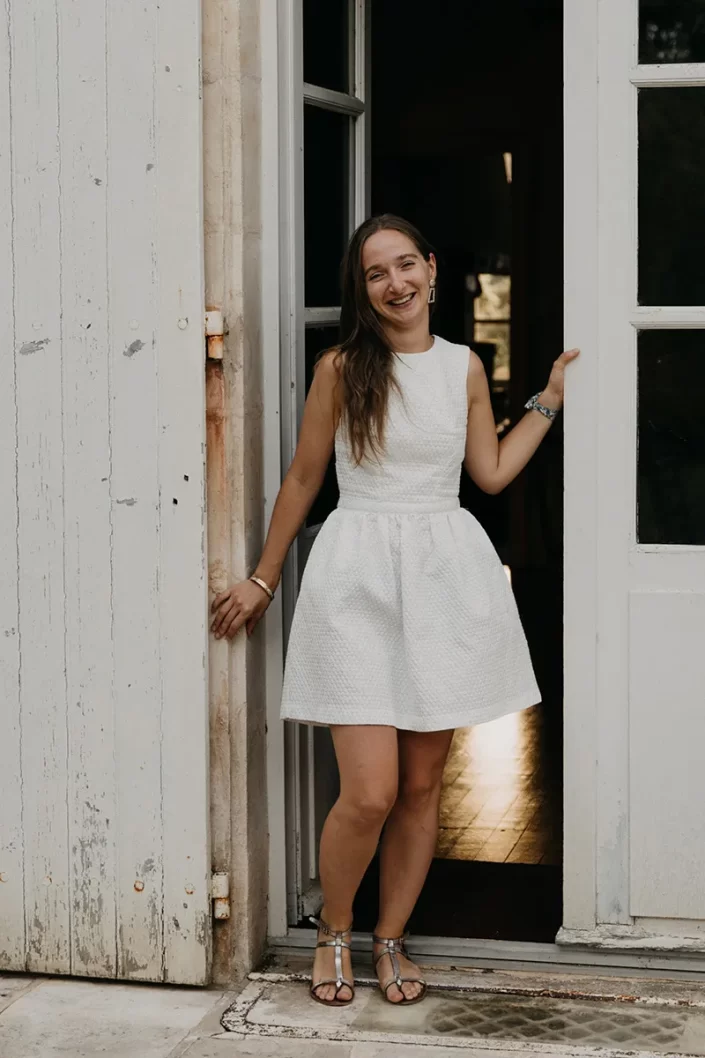Portrait de la future mariée lors de son EVJF