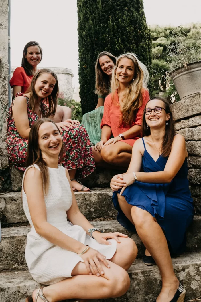 Séance photo entre amies pour un EVJF