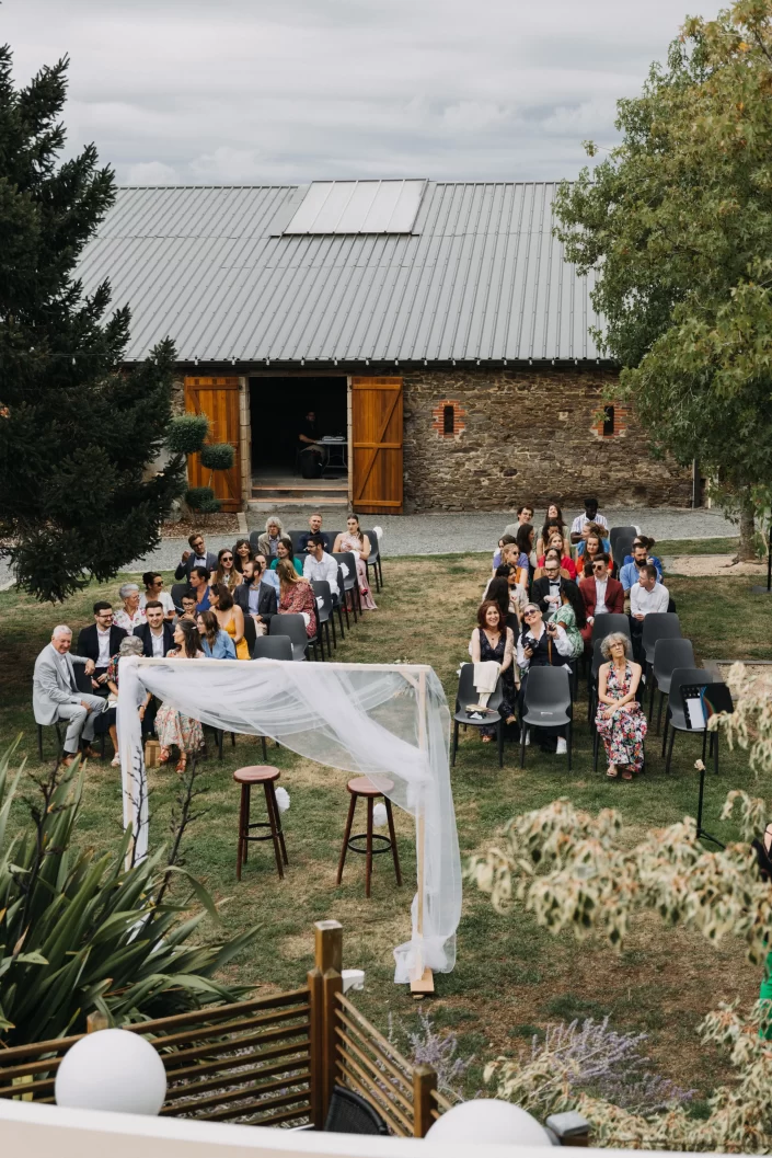 Invités à la cérémonie laique - mariage Vendée