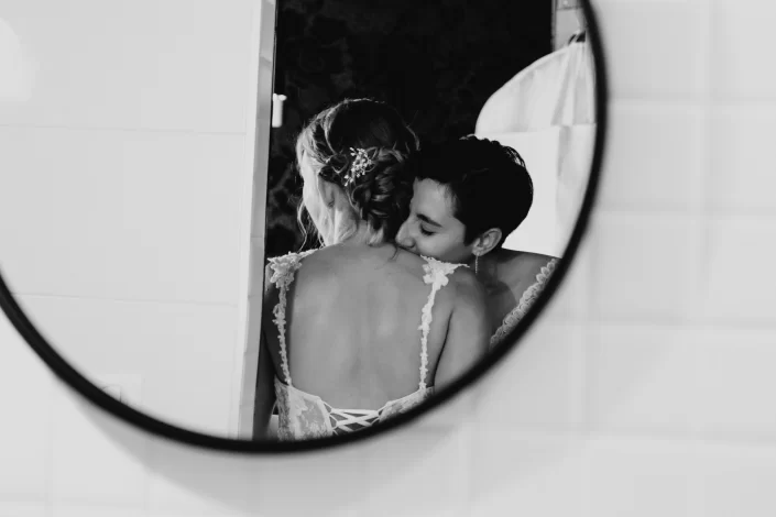 Bisou volé - mariage Vendée