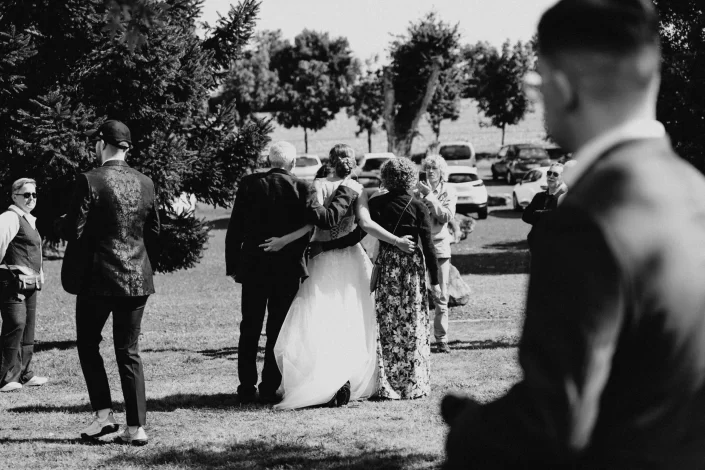 Photo des invités lors d'un mariage en Vendée
