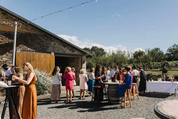 Réception lors d'un mariage au Bois Menias